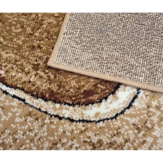 Dywan nowoczesny PP 013 beige beżowy abstrakcyjny tani