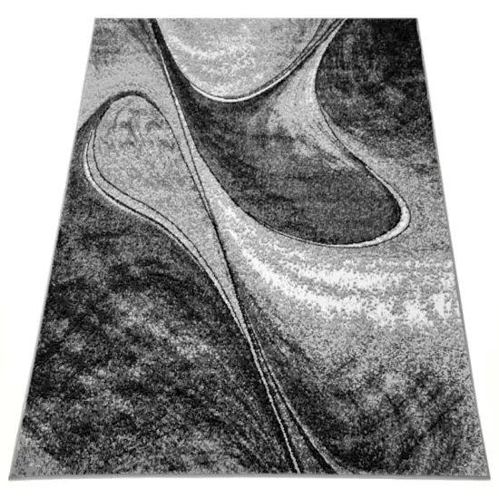 Dywan nowoczesny PP 013 gray szary abstrakcyjny do salonu
