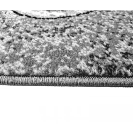 Dywan nowoczesny PP 013 gray szary abstrakcyjny modny