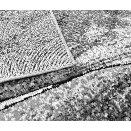 Dywan nowoczesny PP 013 gray szary abstrakcyjny tani