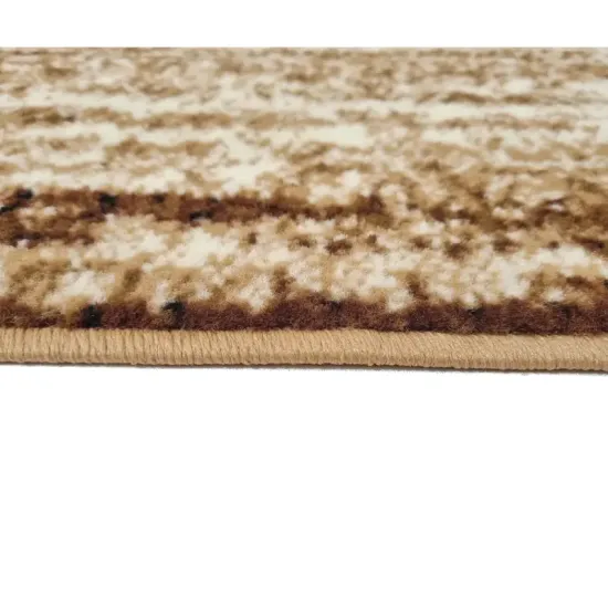 Dywan nowoczesny PP 018 beige beżowy geometryczny pokojowy modny