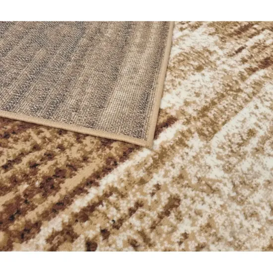 Dywan nowoczesny PP 018 beige beżowy geometryczny tani