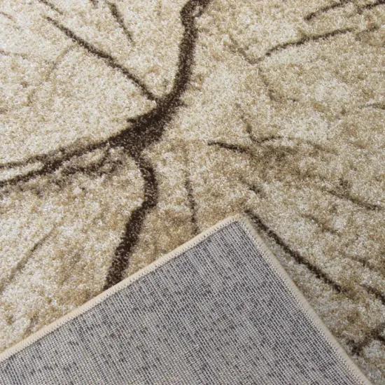 Dywan Weltom Karmel Tronko orzech beżowy pień drzewa miękki