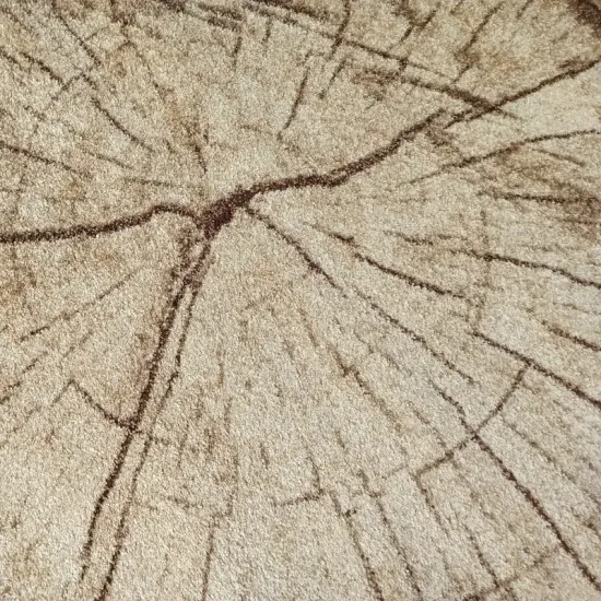 Dywan Weltom Karmel Tronko orzech beżowy pień drzewa słoje