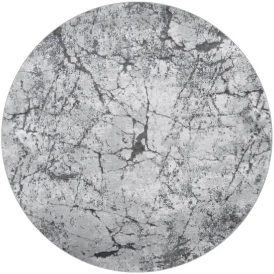 Dywan okrągły Luna 4695B 24 cream/dark grey szary koło