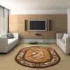 Dywan nowoczesny Welen Opal stare złoto owalny do salonu
