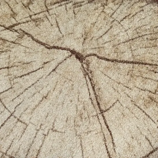 Dywan nowoczesny Tronko orzech beżowy owalny tani