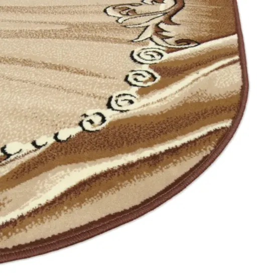 Dywan nowoczesny Welen Santi beżowy owalny