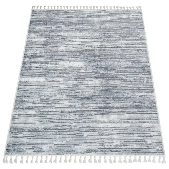 Dywan typu shaggy Ankona 7685a papatya bone do salonu