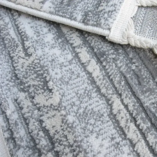 Dywan typu shaggy Ankona 7685a papatya bone szaro kremowy 3d