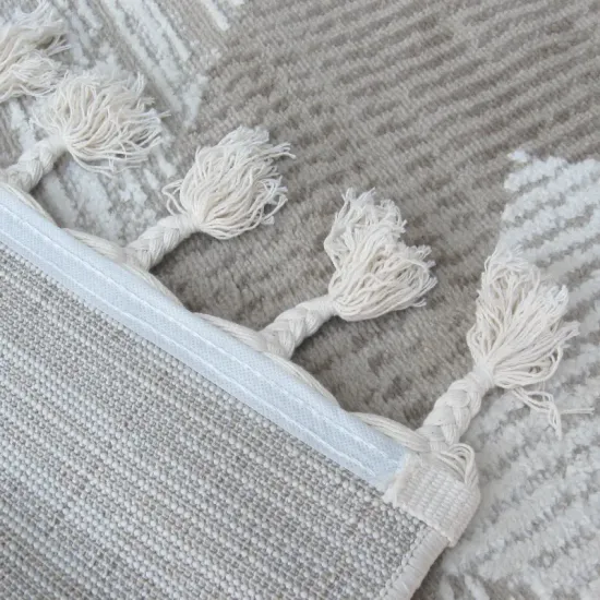 Dywan typu shaggy Ankona 9588A brown beige pokojowy