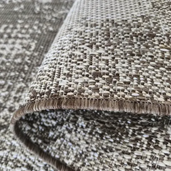 Dywan sznurkowy dwustronny Zara 10 brązowy do kuchni