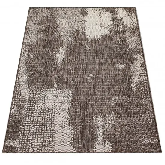 Dywan sznurkowy dwustronny Zara 10 brązowy przecierany