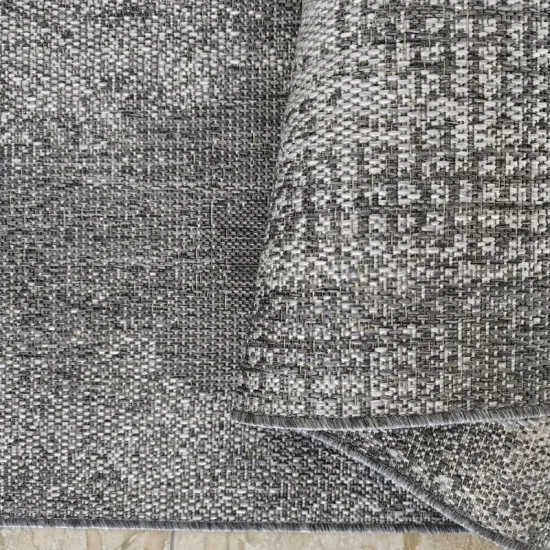Dywan sznurkowy dwustronny Zara 10 szary płaski