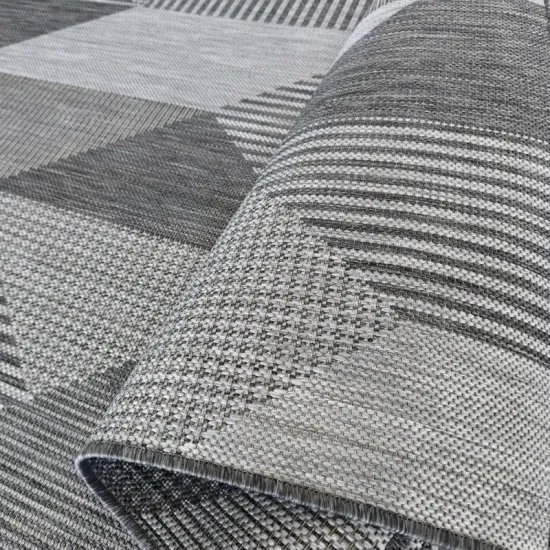 Dywan sznurkowy dwustronny Zara 16 szary do kuchni
