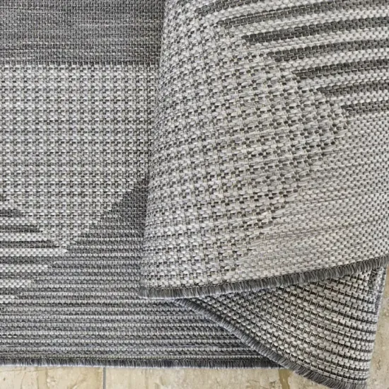 Dywan sznurkowy dwustronny Zara 16 szary płaski