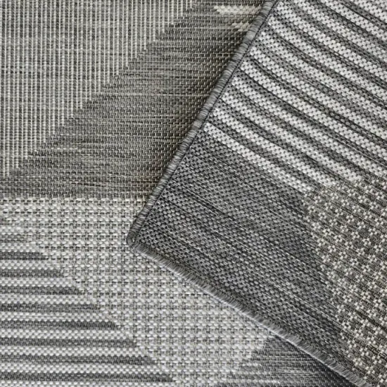 Dywan sznurkowy dwustronny Zara 16 szary tkany na płasko