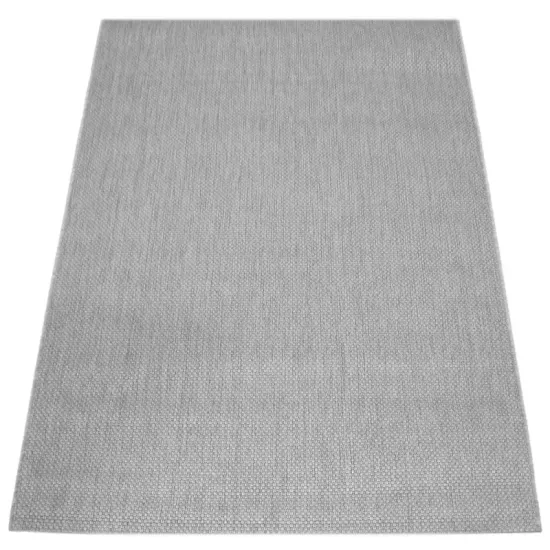 Dywan sznurkowy Flat 48663/320 szary srebrny tkany na płasko