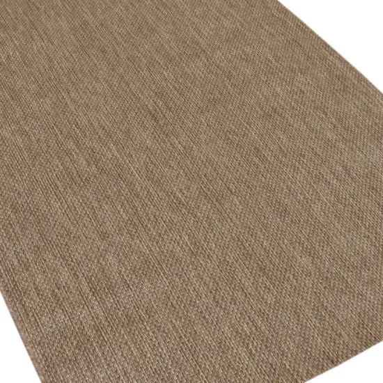 Dywan sznurkowy Flat 48663/870 brązowy bez wzoru
