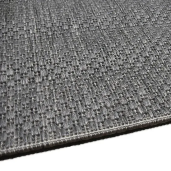 Dywan sznurkowy Flat 48663/920 grafitowy bez włosia