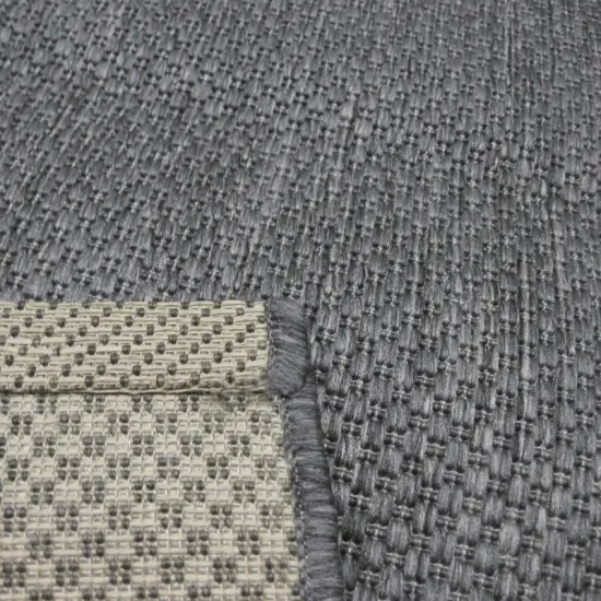 Dywan sznurkowy Flat 48663/920 grafitowy do kuchni