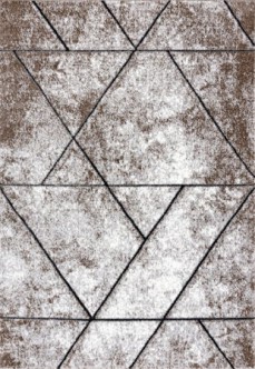 Dywan nowoczesny Cozy Wall kreski brązowy