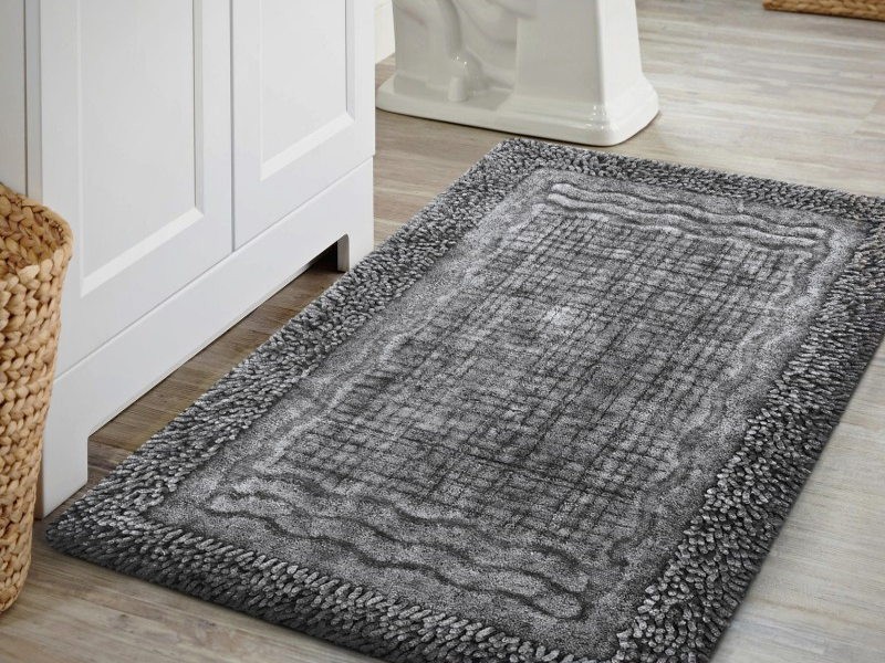 Komplet dywaników łazienkowych 2 części B01N szary