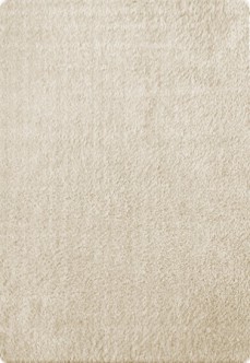 Dywan antypoślizgowy shaggy beżowy jednokolorowy