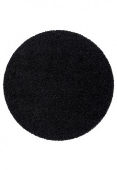 Dywan typu shaggy SOFFI czarny okrągły