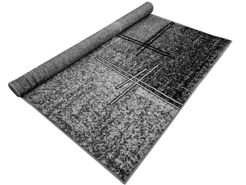 Dywan nowoczesny BCF PP 011 szary