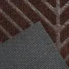 Wycieraczka wejściowa brązowa w prążki Tire jodełka pvc do domu