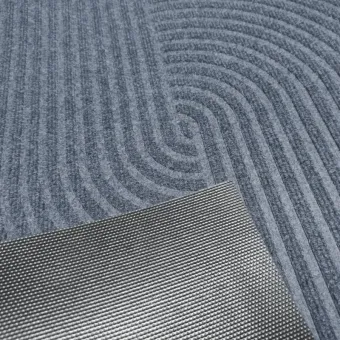 Wycieraczka wejściowa szara w prążki Tire Moden tekstylna