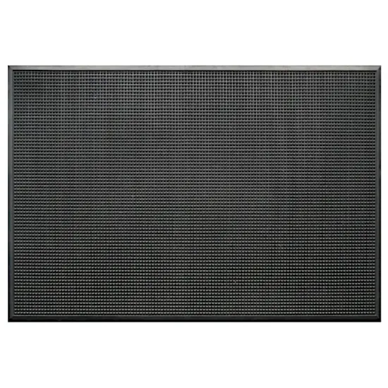 Wycieraczka gumowa z najazdem czarna zewnętrzna piramidy