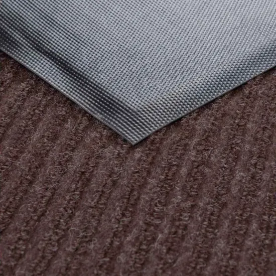 Wycieraczka wejściowa mata chłonna brązowa do przedpokoju