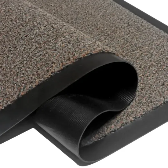 Wycieraczka wejściowa chłonna mata pod drzwi szaro-brązowa