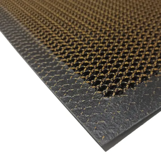 Wycieraczka wejściowa 3D do butów zewnętrzna antypoślizgowa złota