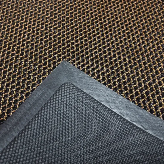 Wycieraczka wejściowa 3D mata siatka zewnętrzna antypoślizgowa złota