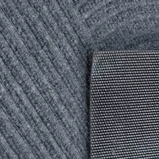 Wycieraczka wejściowa szara w prążki Tire Moden pvc