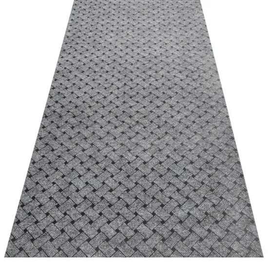 Chodnik wycieraczka antypoślizgowa podgumowana na wymiar Vectra szara