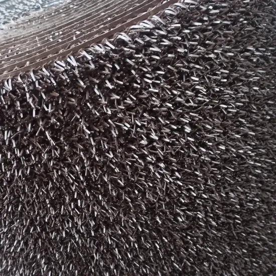 Wycieraczka zewnętrzna igłowa szczotkowa na metry Astroturf ciemny brąz 91cm