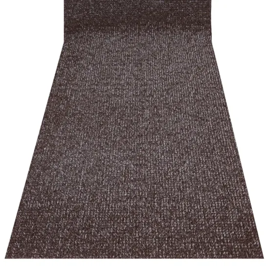 Wycieraczka zewnętrzna igłowa jeżyk na metry Astroturf ciemny brąz szczotkowa