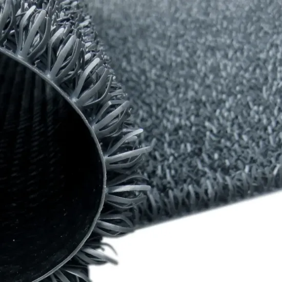 Wycieraczka zewnętrzna igłowa jeżyk na metry Astroturf ciemny szary trawka