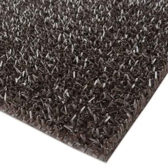 Wycieraczka zewnętrzna igłowa szczotkowa na metry Astroturf ciemny brąz 91cm